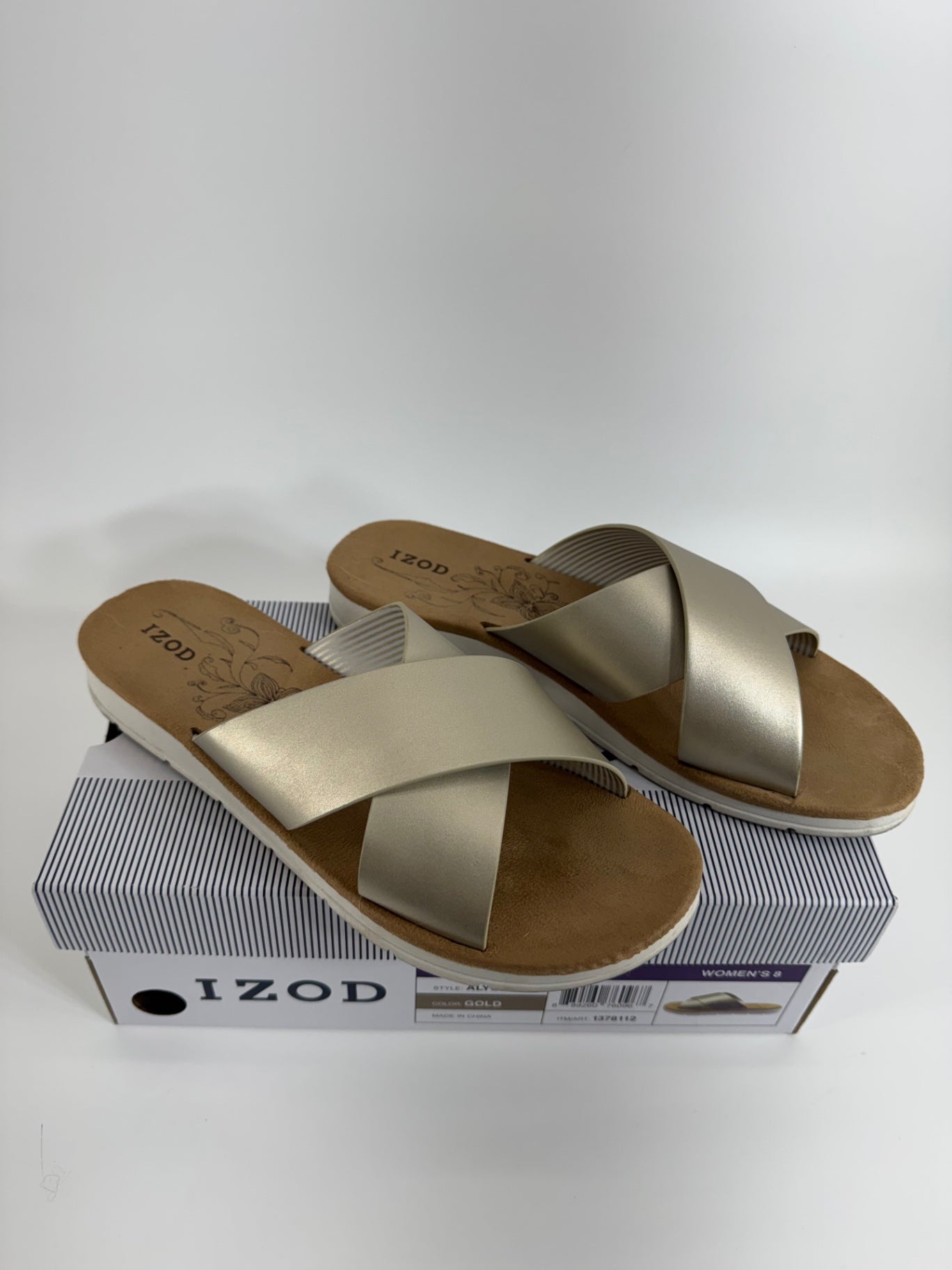 IZOD Gold Alyssa Style Sandals
