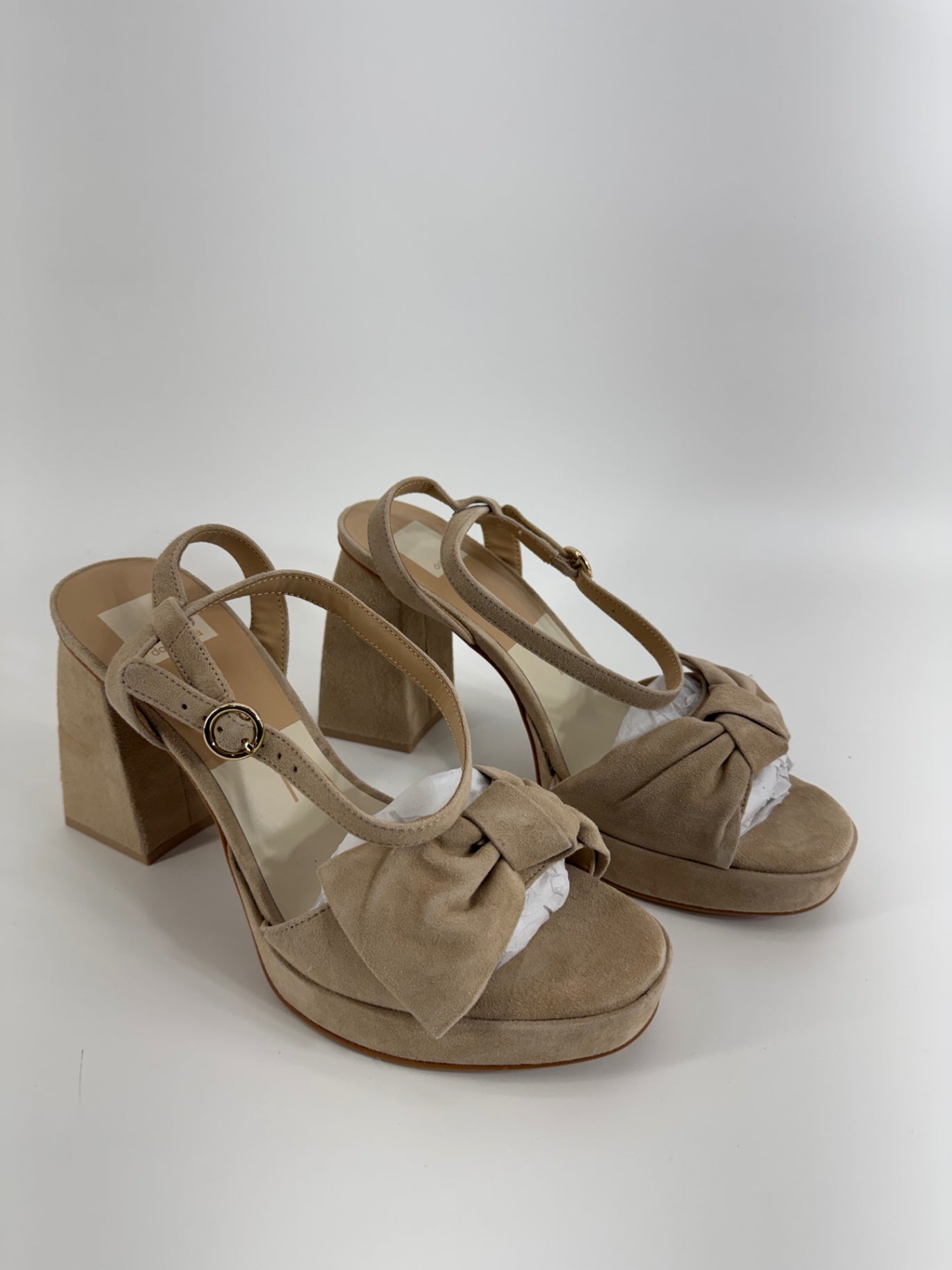 Dolce Vita Beige Chunky Heels