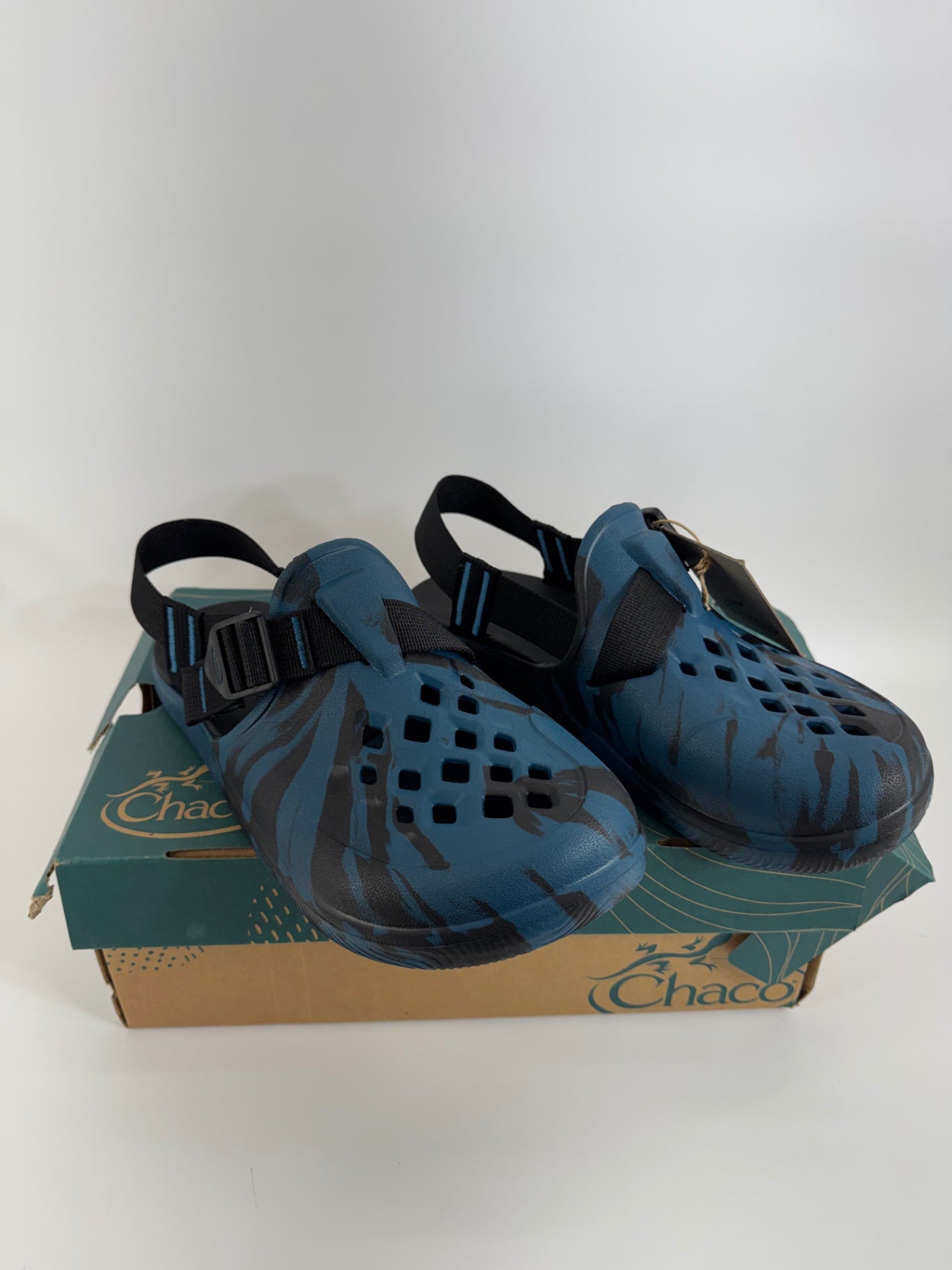 Chaco Blue/Black Chili’s Clog Shoe