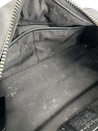 Coach Black Monogram Accessory Pouch