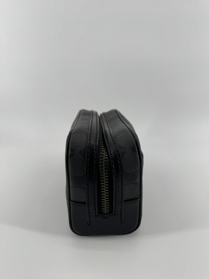 Coach Black Monogram Accessory Bag