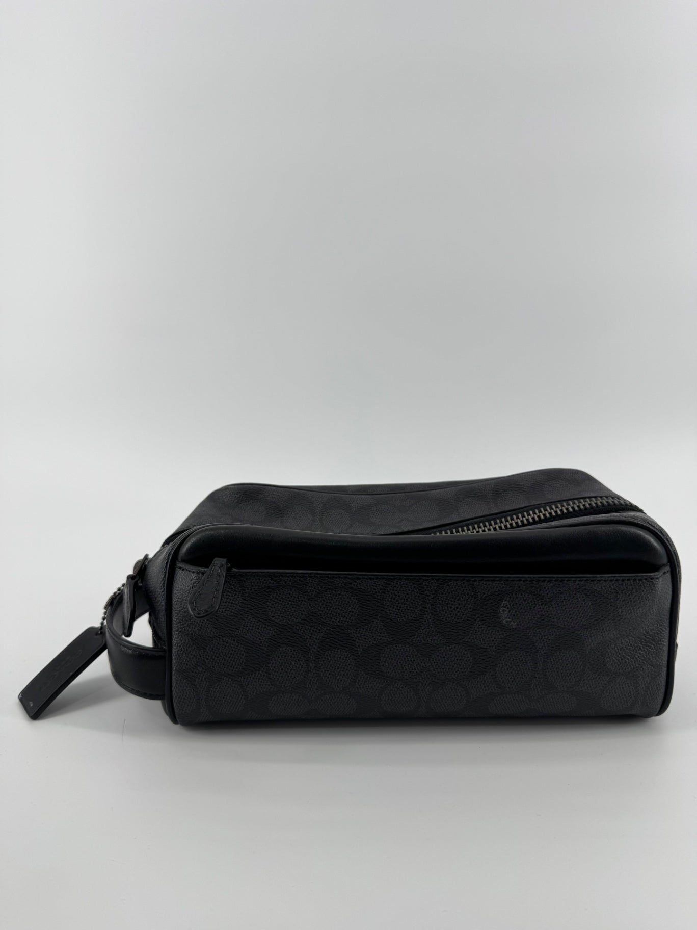 Coach Black Monogram Accessory Pouch