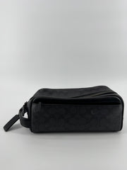 Coach Black Monogram Accessory Pouch