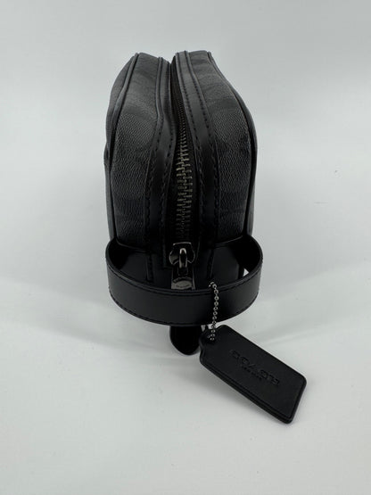 Coach Black Monogram Accessory Bag