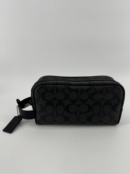 Coach Black Monogram Accessory Bag