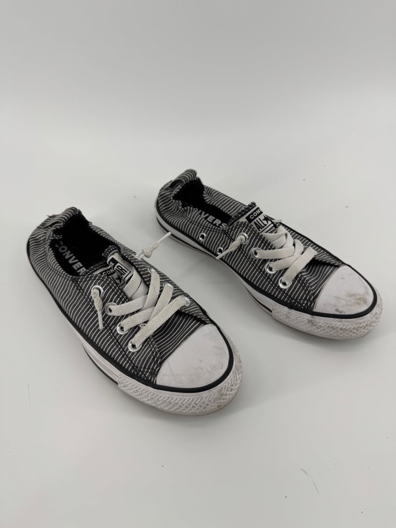 Converse Striped Elastic Back Slip On Sneakers