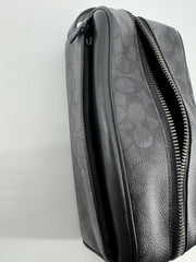 Coach Black Monogram Accessory Pouch