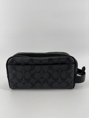 Coach Black Monogram Accessory Bag