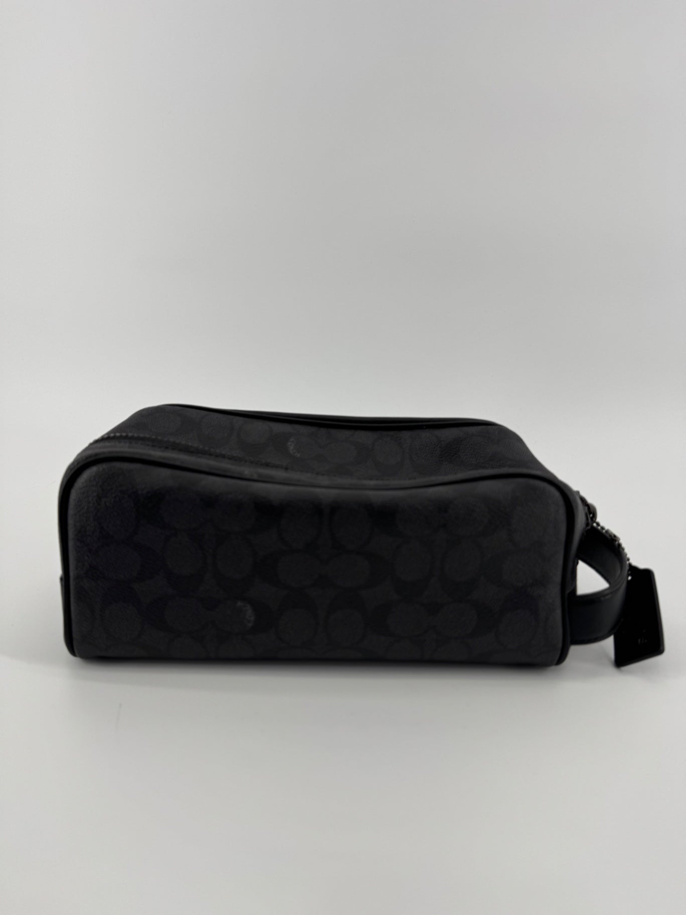 Coach Black Monogram Accessory Pouch