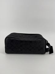 Coach Black Monogram Accessory Pouch