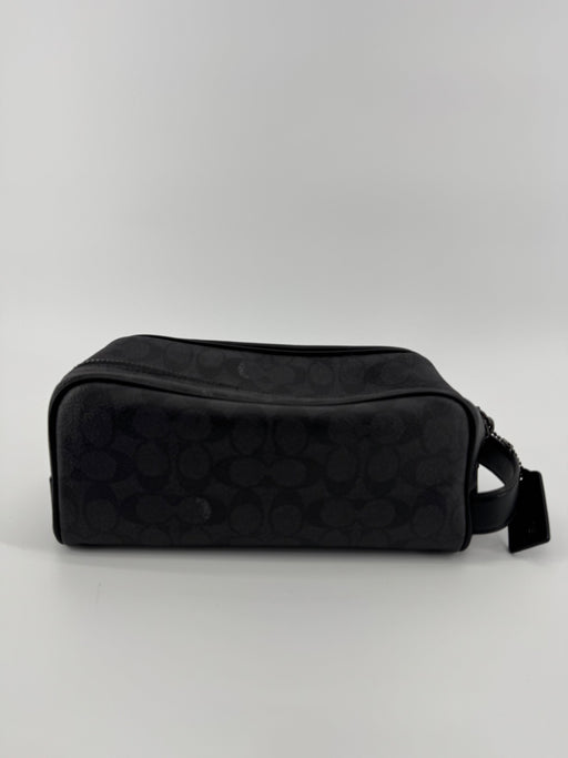 Coach Black Monogram Accessory Pouch