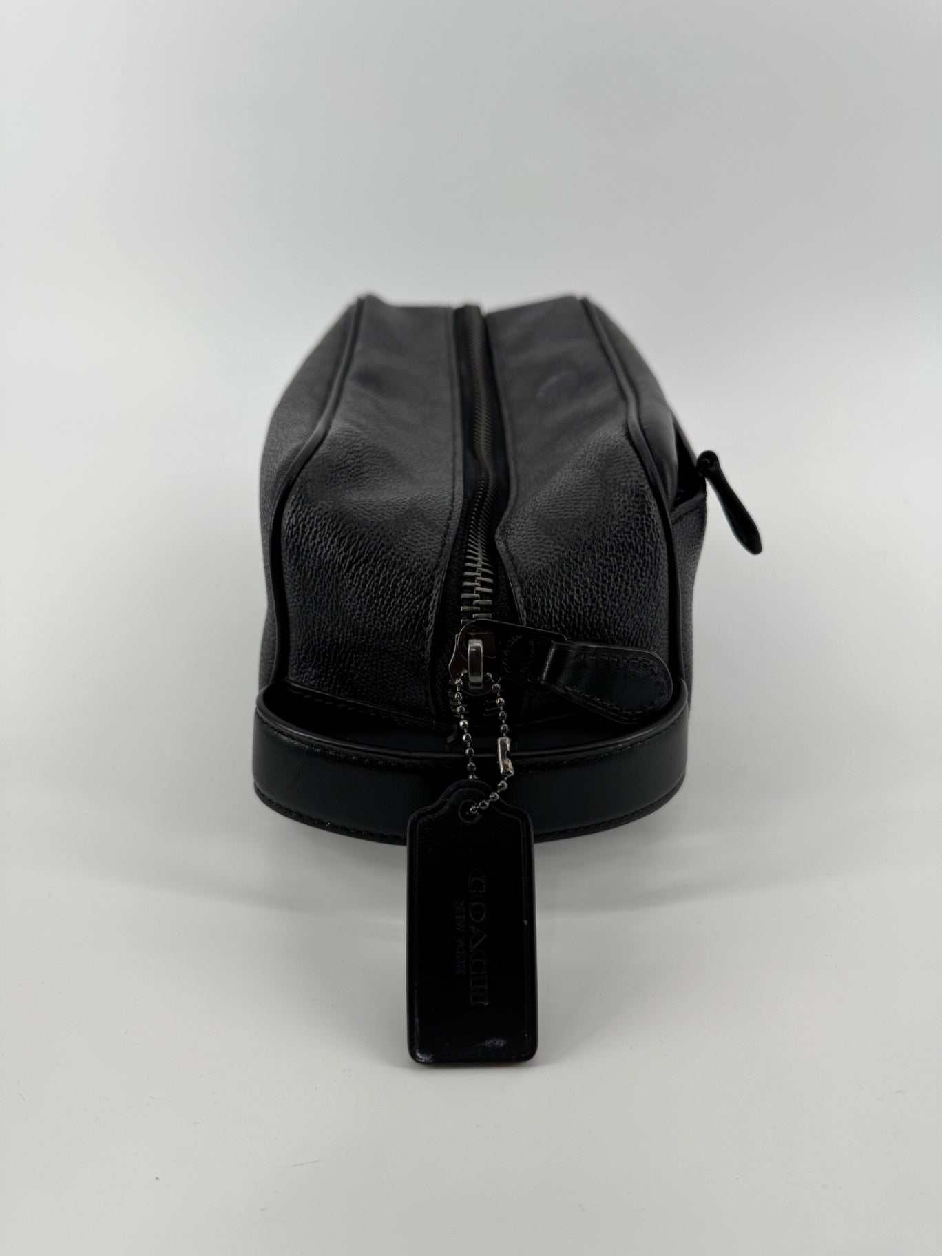 Coach Black Monogram Accessory Pouch