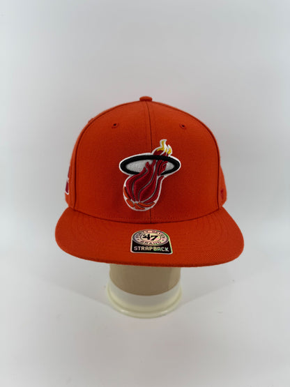 47 Brand Orange Miami Heat Cap