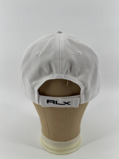 RLX Ralph Lauren White Hat with Bear