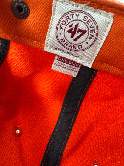 47 Brand Orange Miami Heat Cap