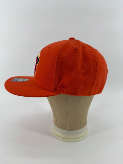 47 Brand Orange Miami Heat Cap