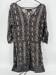 Tolani Snakeskin Print Dress Size Small