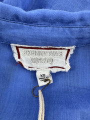 Johnny Was Blue Embroidered LSBU