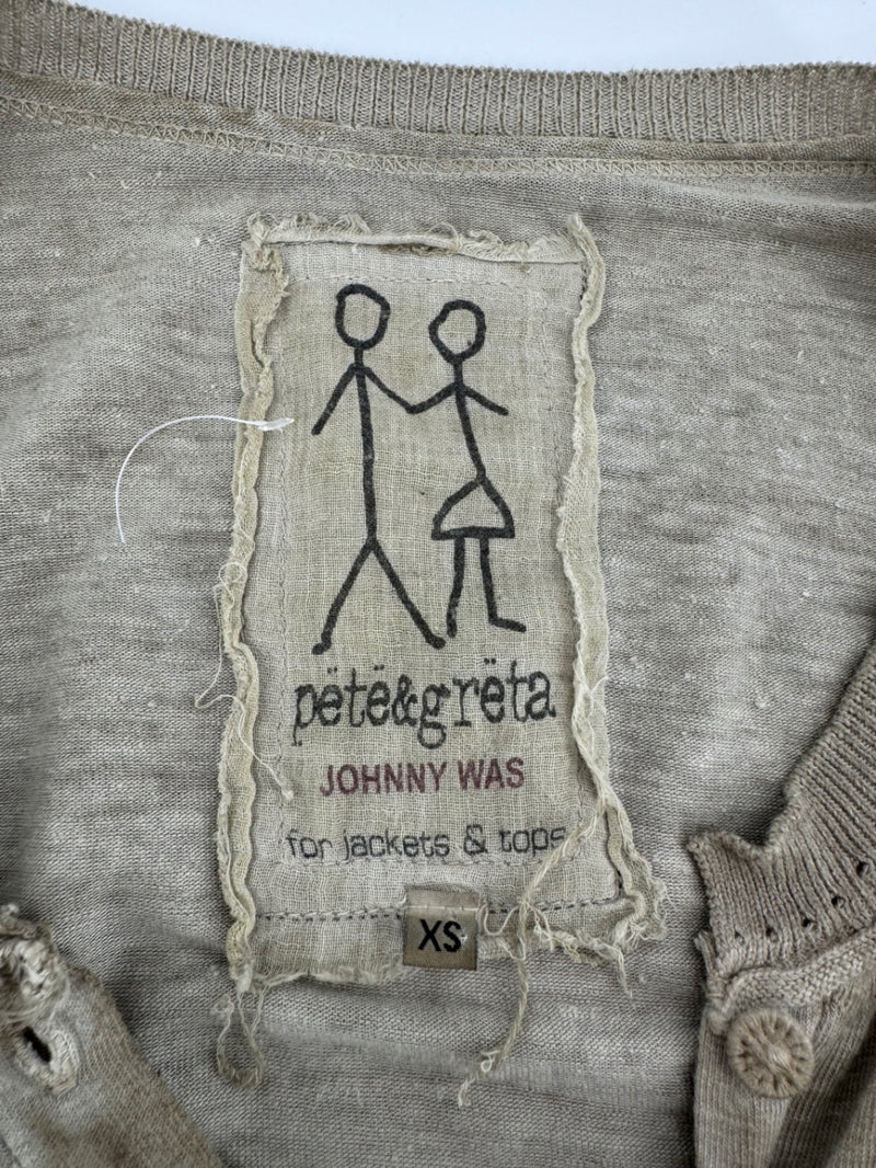 Johnny Was Pete & Greta Stone Embroidered Top