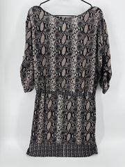 Tolani Snakeskin Print Dress Size Small