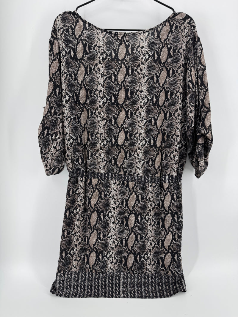 Tolani Snakeskin Print Dress Size Small