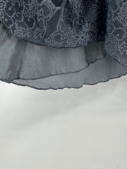 4 Love And Liberty Navy Lace Embroidered Dress+Slip