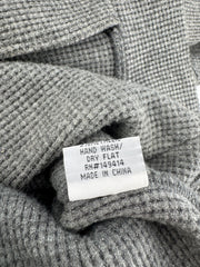 Johnny Was Metallic Thermal Gray Hoodie