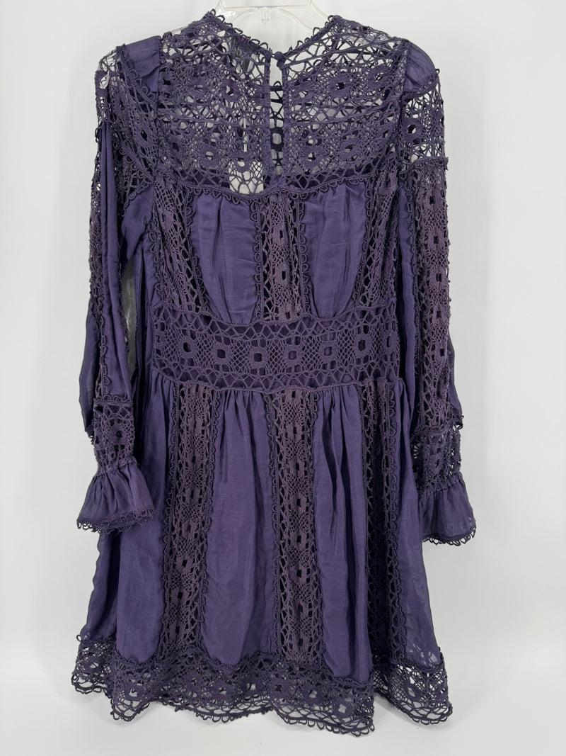 Jade Johnny Was Mitska Lace Mini Dress