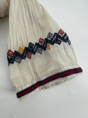 Biya Johnny Was Cream LS Embroidered Tunic
