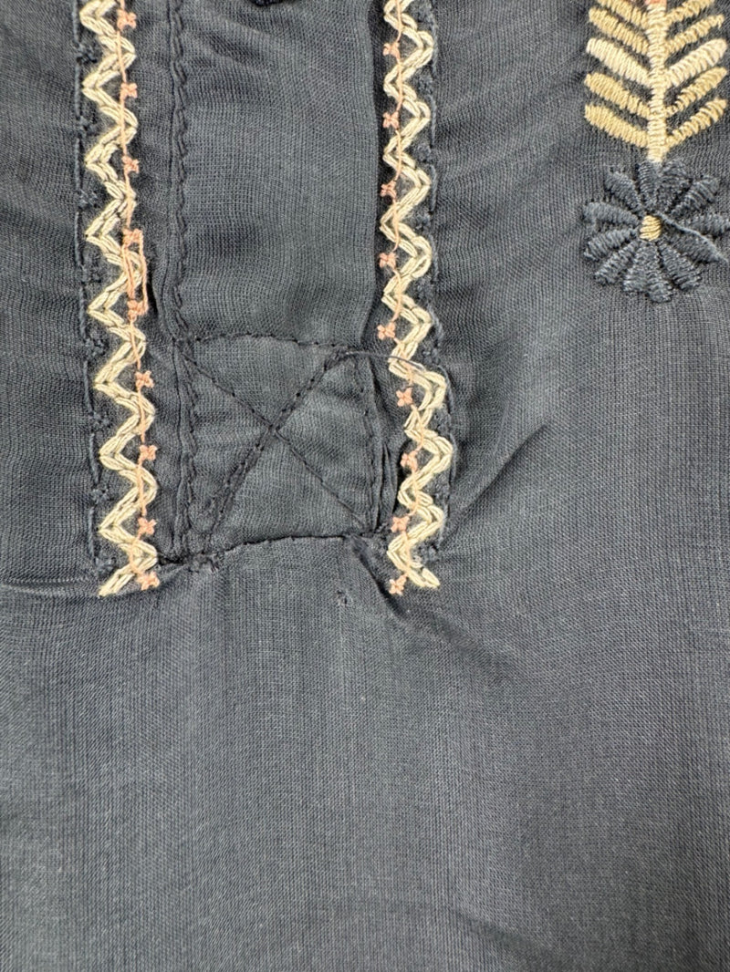 4 Love And Liberty Navy Sheer Dress w/ Slip Size XS