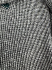Johnny Was Metallic Thermal Gray Hoodie