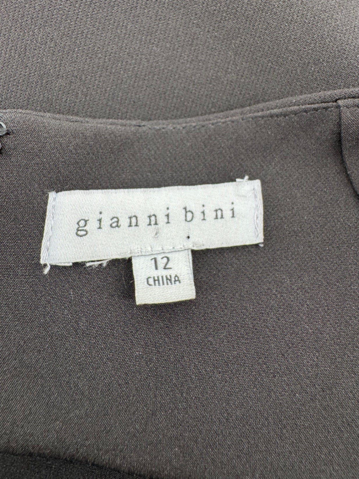 Gianni Bini Rhinestone Fringe Black Skirt Size 12