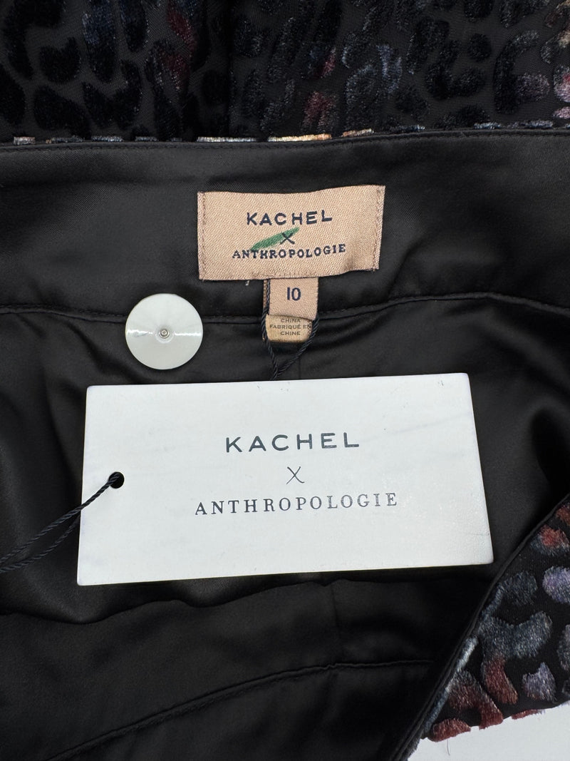 Kachel x Anthropologie Multicolor Leopard Pants Size 10 NEW