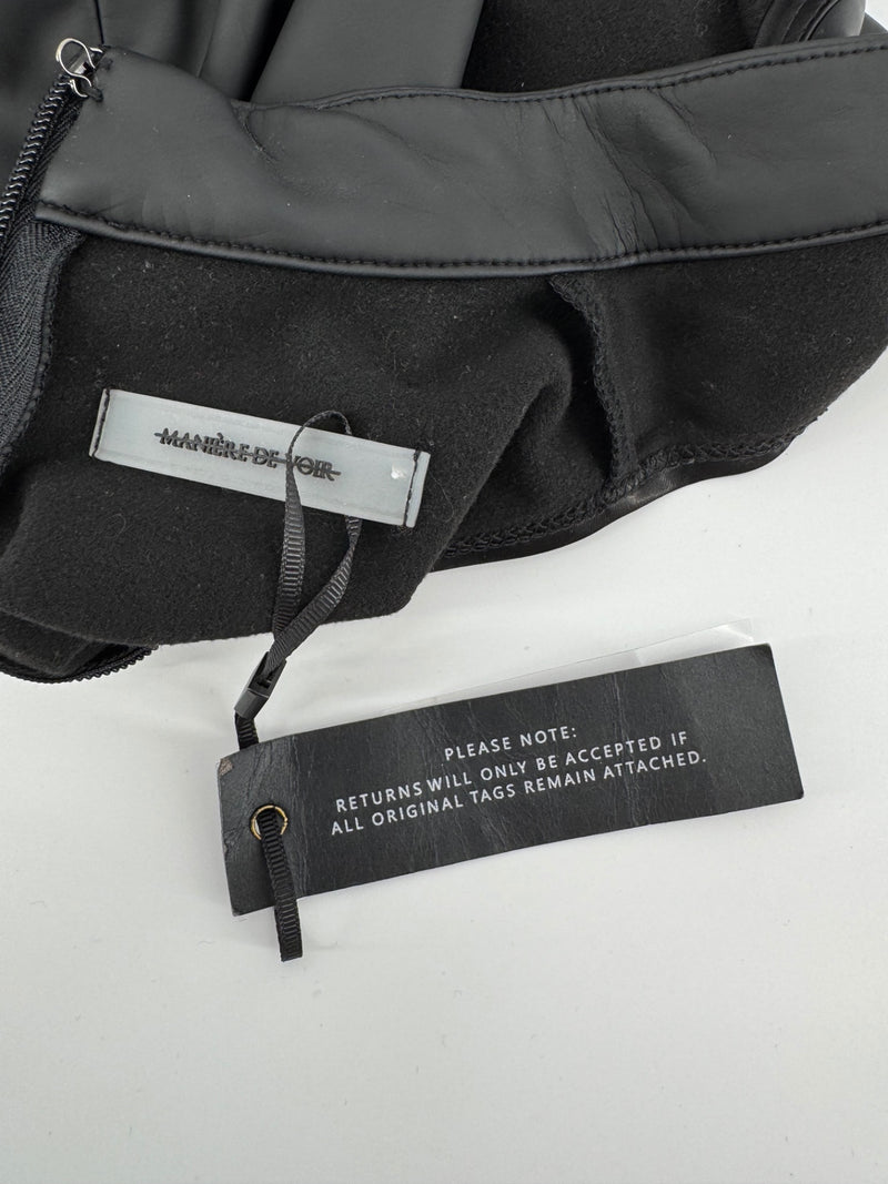 Manière De Voir Black Asymmetric Dress NWT Size Large
