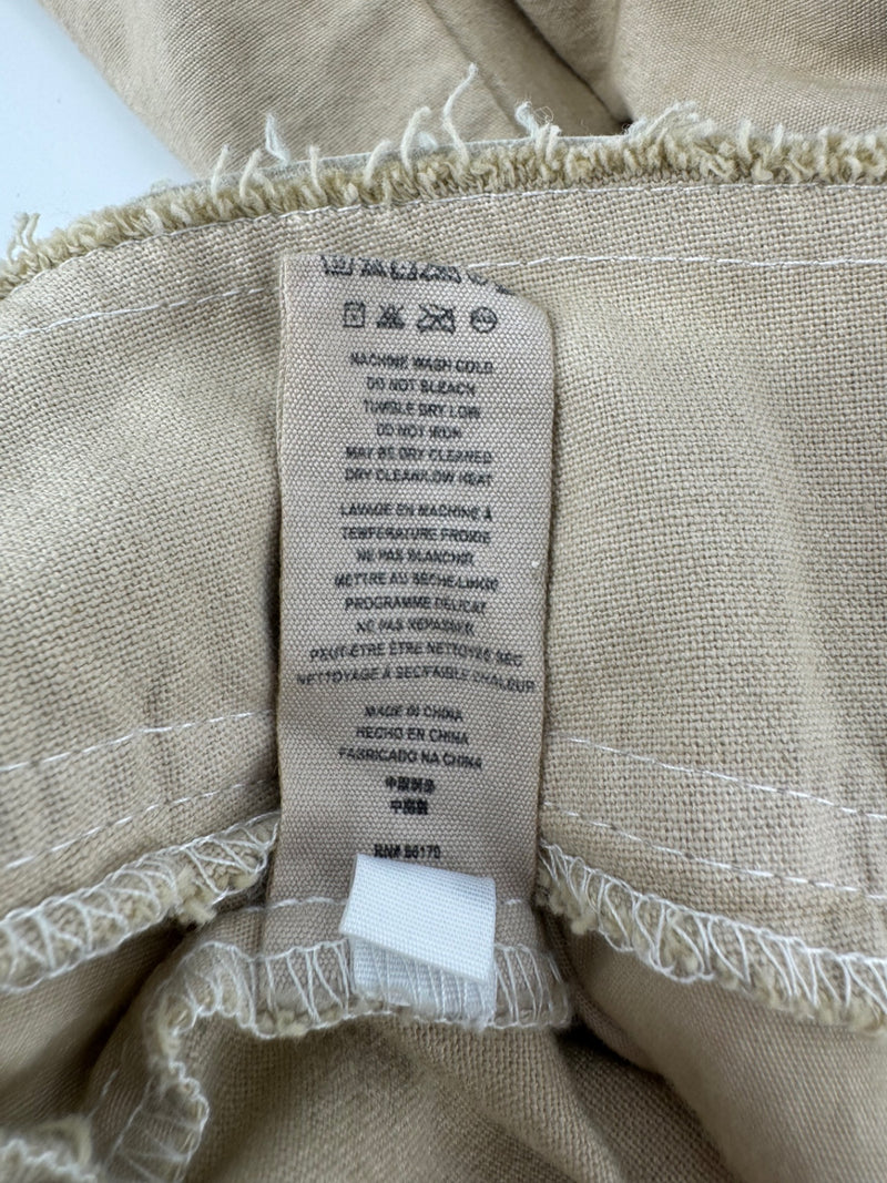 Jakett New York Tan Asymmetric Jacket Size Medium