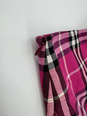 Burberry Pink Plaid Mini Skirt Size 4