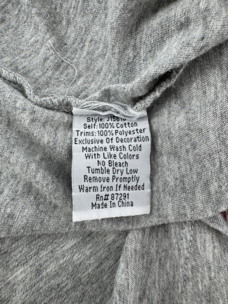 Johnny Was Gray Cotton Embroidered Top