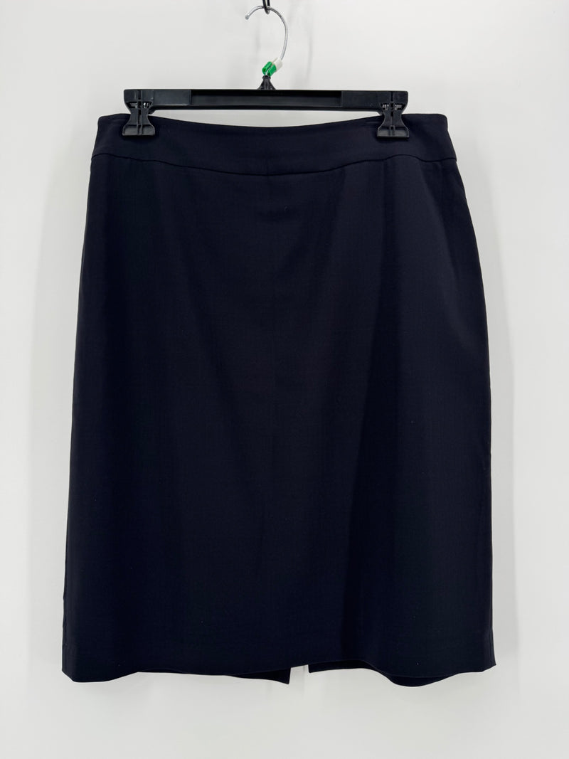 Armani Collezioni Black Straight Skirt Size Large