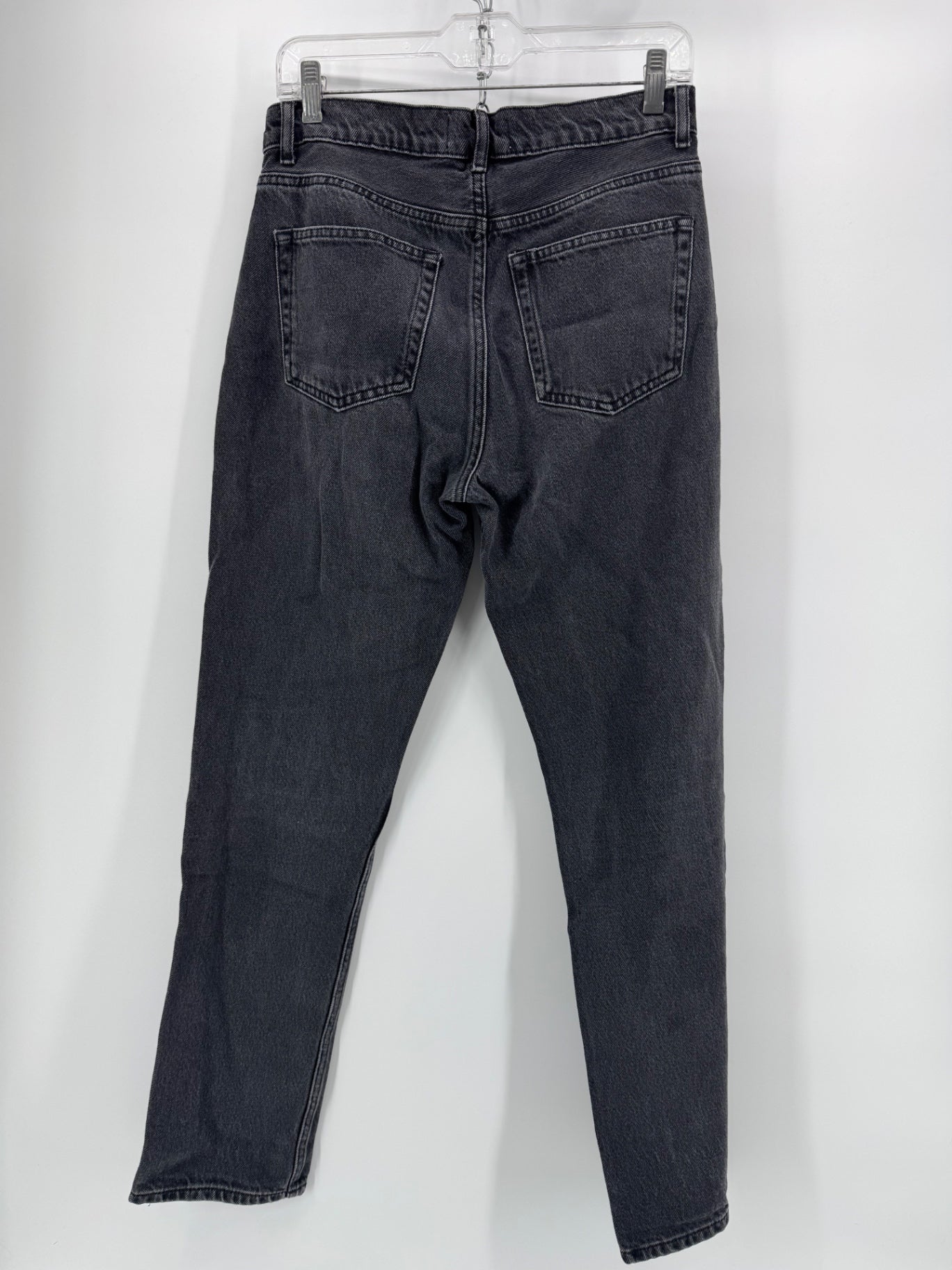 Reformation Straight Leg Black Jeans