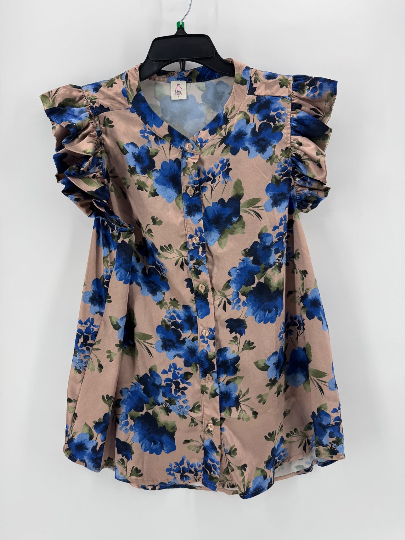 Like Love Floral Button Up