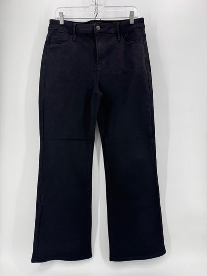 RISEN Black High Waisted Boot Cut Jeans