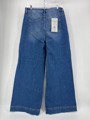 Risen New High Waisted Wide Leg Jeans