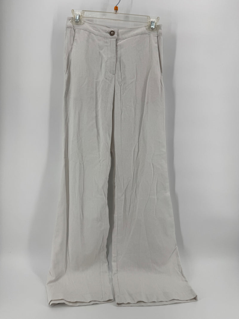 SOAH White Linen Pants