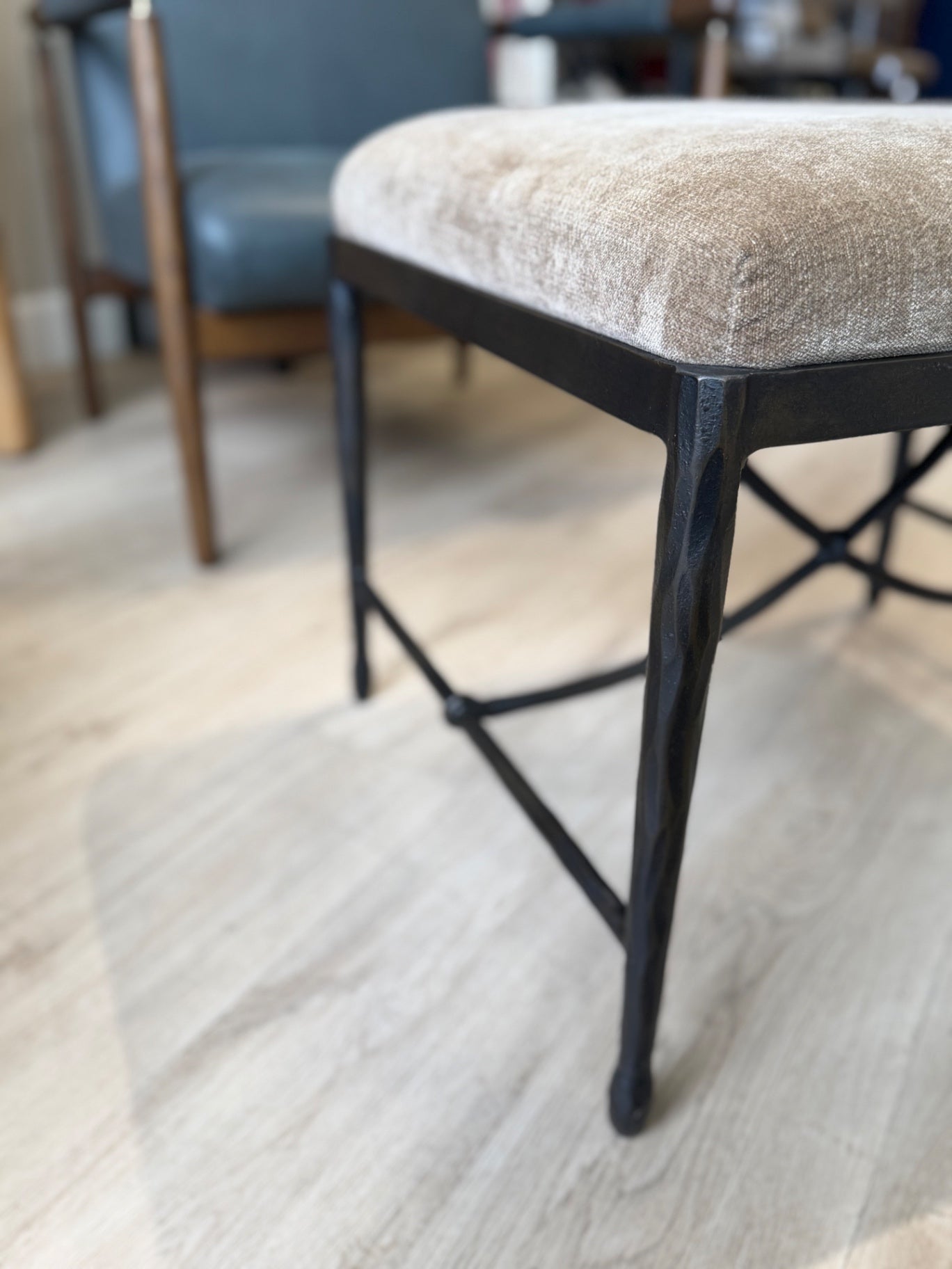 Four Hands Jade Accent Stool