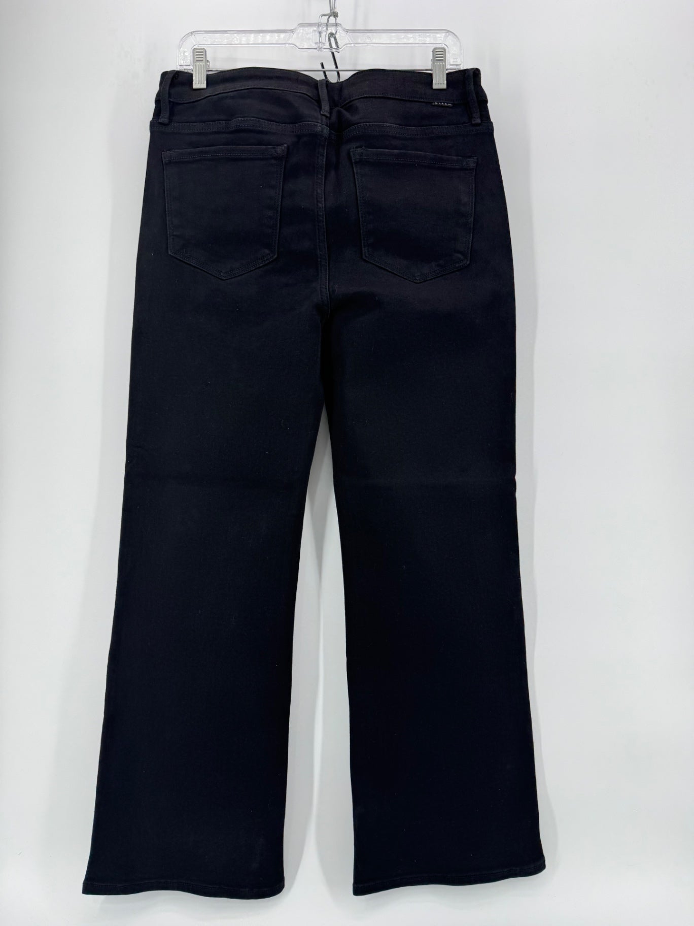 RISEN Black High Waisted Boot Cut Jeans