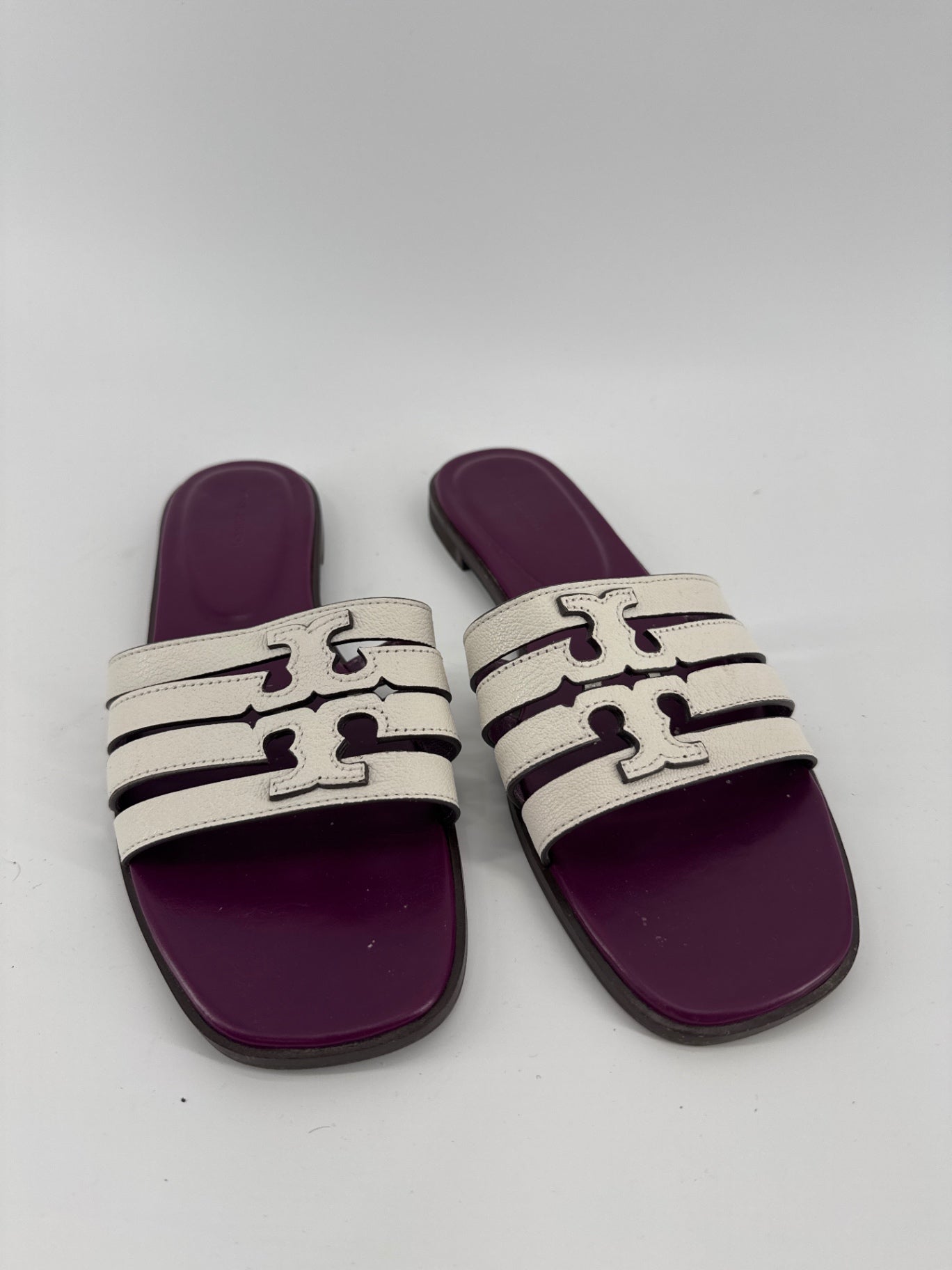 Tory Burch Purple/White Sandals