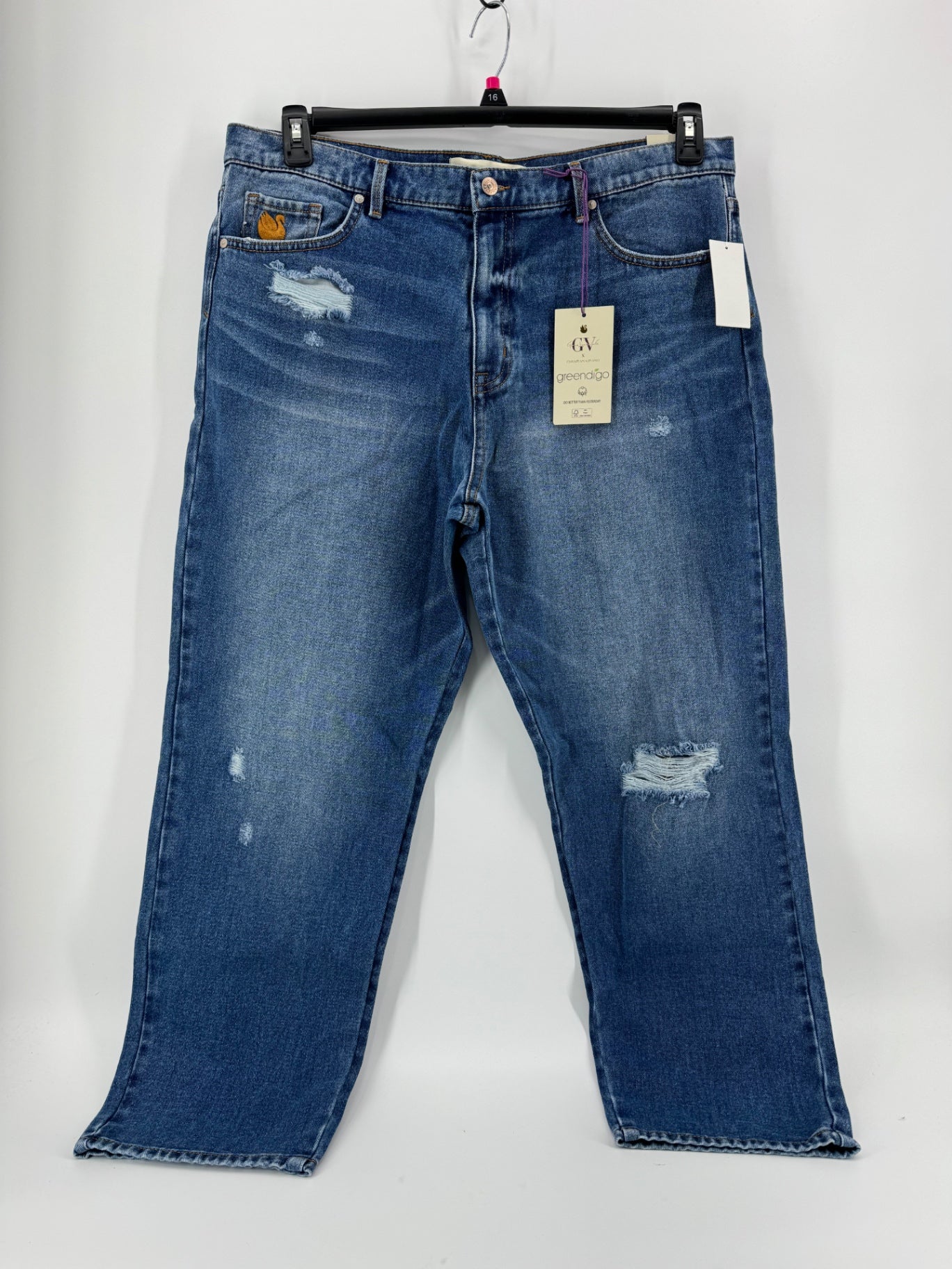 Gloria Vanderbilt Mid Rise Straight Leg Jeans