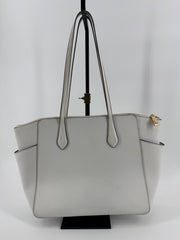 Michael Kors White Leather Tote Purse