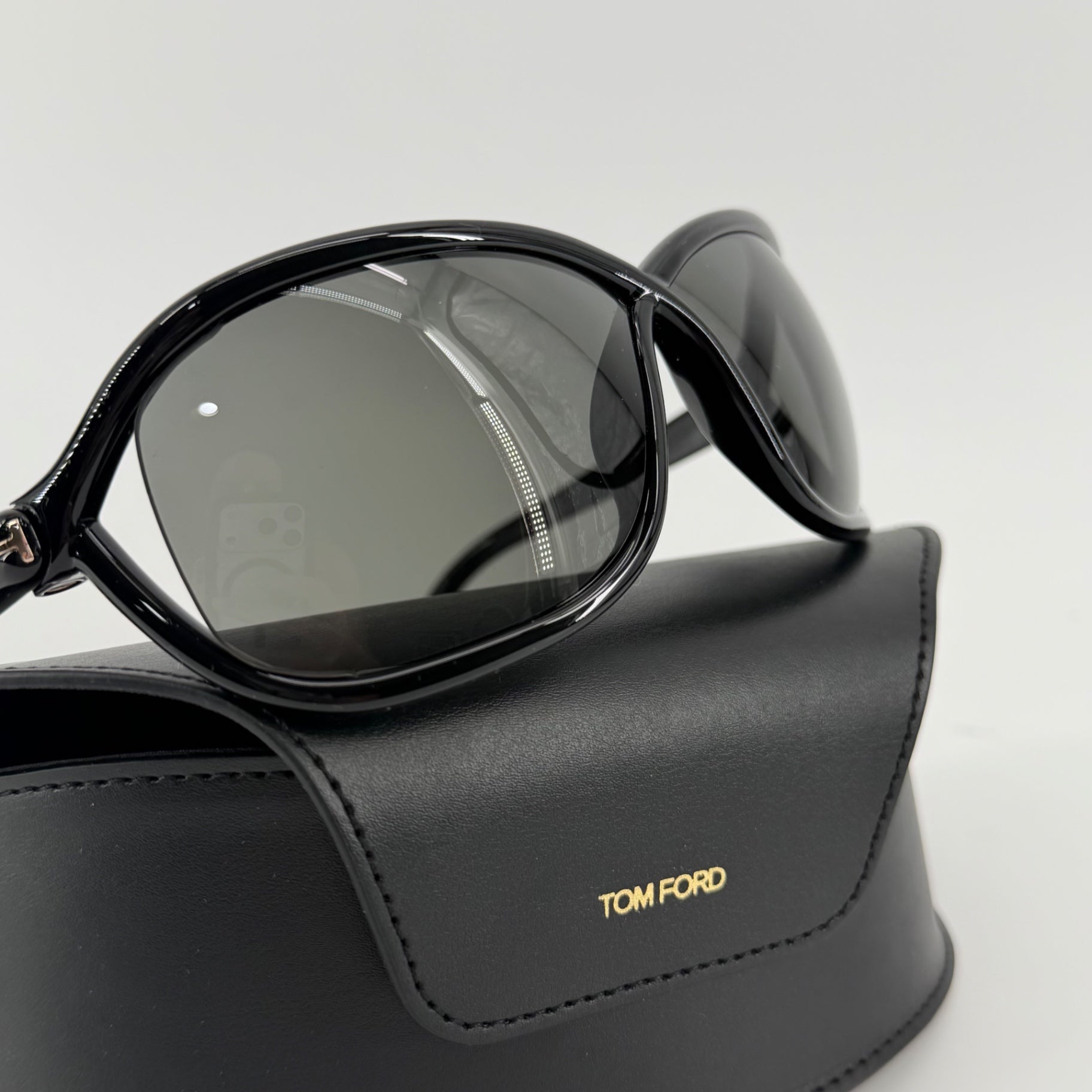Tom Ford Women Sunglasses FT1069 Fernanda 01A 68 - Shiny Black Sunglasses