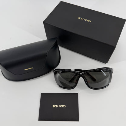 Tom Ford Women Sunglasses FT1069 Fernanda 01A 68 - Shiny Black Sunglasses